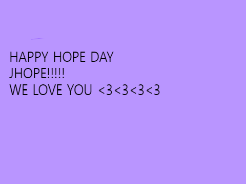 HAPPY HOPE DAY JHOPE