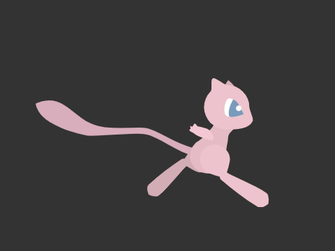 mew running
