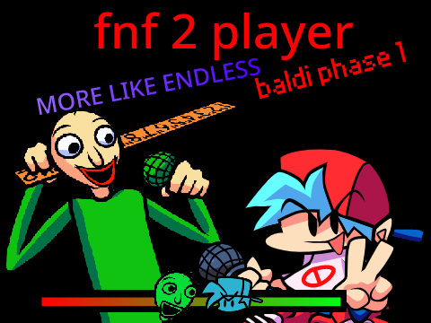 fnf 2 player Baldi-less more like endless