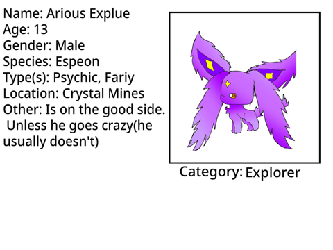 EV Vill RP Sheet