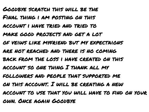 It's over :(