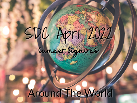 SDC April 2022 Backup Camper Signups