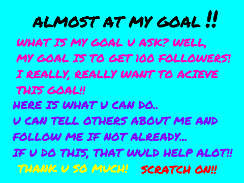  ALMOST AT MY GOAL!!!!