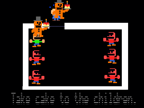 FNAF give cake 2-player minigame