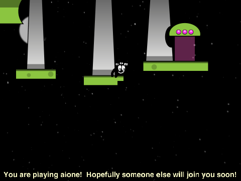 Cloud Platformer Multiplayer Fun - More power-ups!
