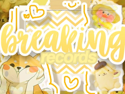 breaking my own records!!