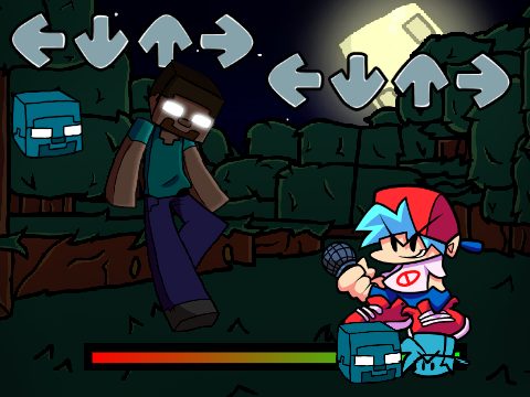 Herobrine FNF 2 player