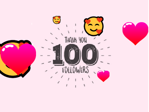 merci à mes 100 followers !!!!!