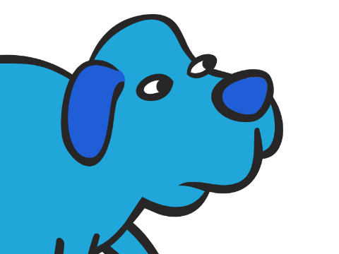 The blue one
