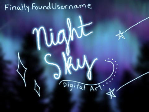 Night Sky | Digital Art