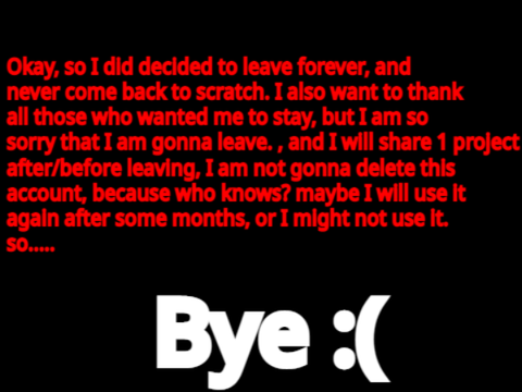 Bye So Sorry