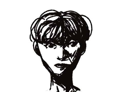 terrifying kpop (?) boy