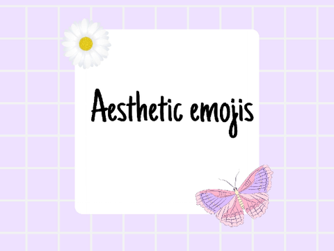 Aesthetic emojis