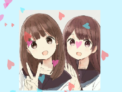 contest project for 闺蜜头像比赛!