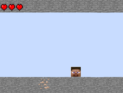 'Minecraft a Platformer' Mobile friendly game 