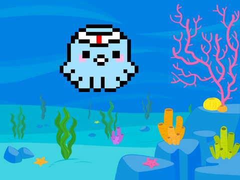 Octopus pixel art