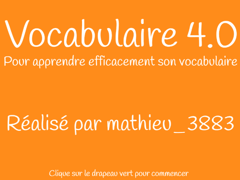 Vocabulaire 4.0