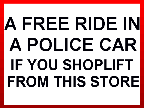 Police Car Sign