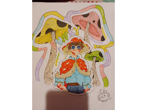 DREAM SMP DMAC entry: Georgenotfound (drawing process included)