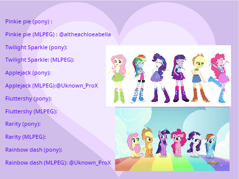 Remix who will be your role as  mlpeg /pony