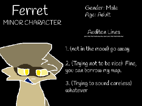 Audition for Ferret (Sir-Codealot)