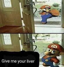 Mario Steals Your liver