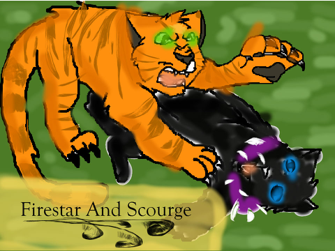 Fighting Cats Lineart remix