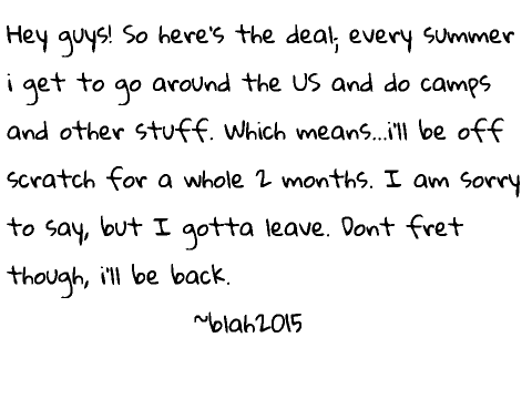 I gotta go...
