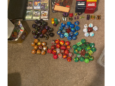 my entire bakugan collection