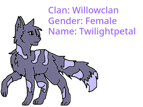 WillowClan Game - Character Entry - Twilightpetal