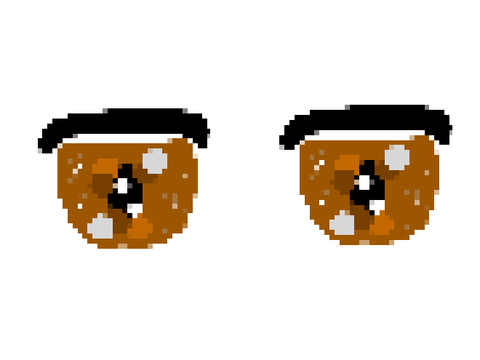 Pixilated eye's 