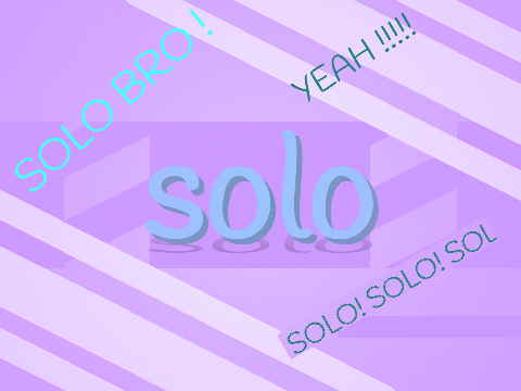 Solo ⚘ template remix