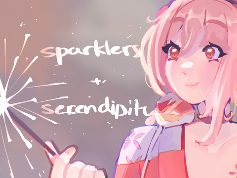 ❥ [ sparklers and serendipity | genshin impact collab
