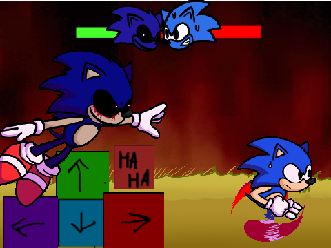 FNF Sonic EXE Confronting Yourself TEST MOBILE CONTROLS FOR EXE remix