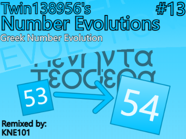 Greek Number Evolution [ 53 → 54 ]
