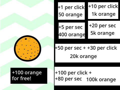 Orange clicker!