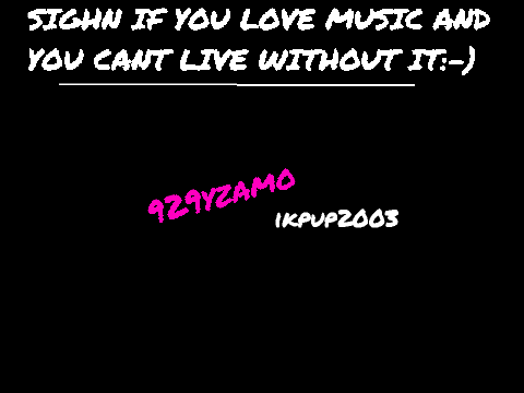 SIGN IN IF YOU LOVE MUSIC:-) remix