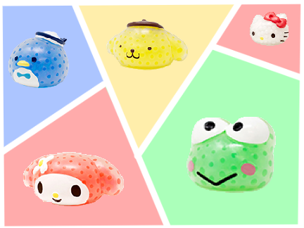sanrio orbeez squishies/stressballs **remix with SofiaW0315 & chazboy7**