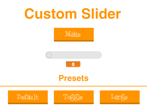 Custom Slider Maker