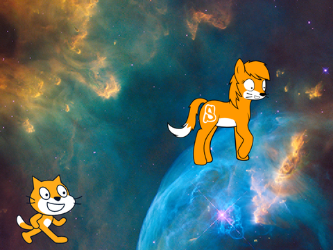 Scratch Cat and Neigh Pony.