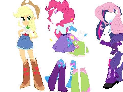 my little pony dress up! remix