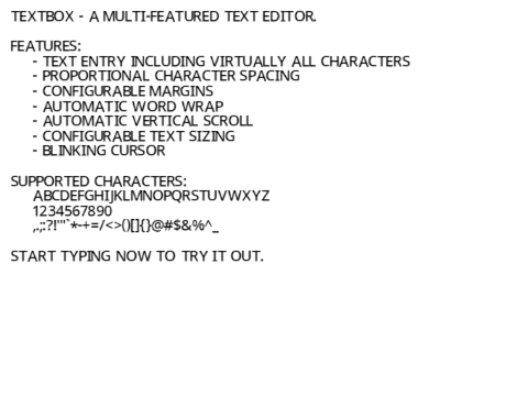 Textbox 1.0