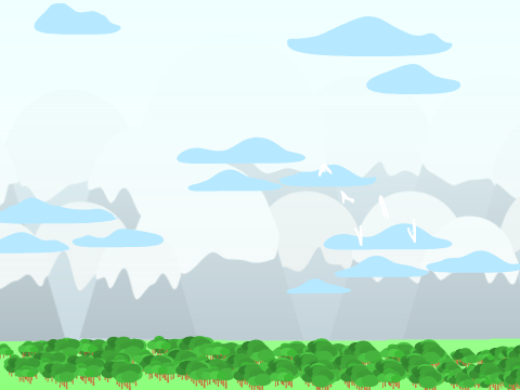 Mountain Forest Scenery