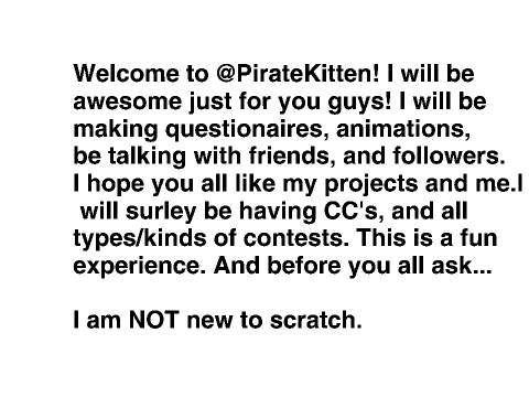 Welcome to @PirateKitten!