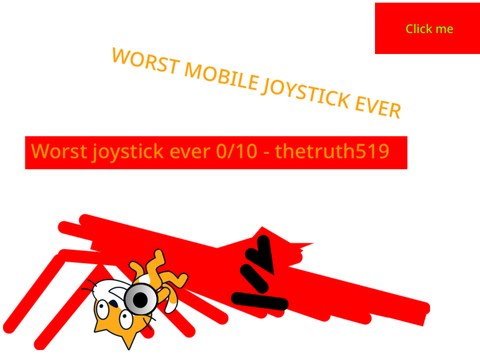 The worst mobile joystick on scratch (made in mobile lol)