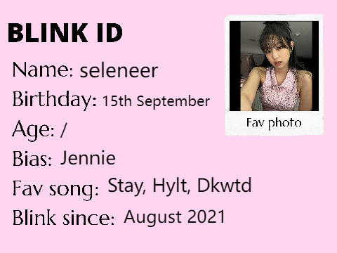 My BLINK ID