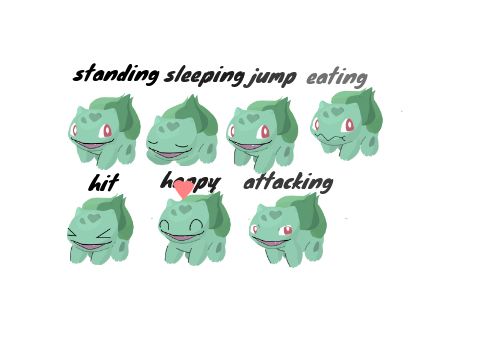 bulbasaur spritesheet