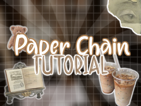 ⑅ Paper Chain People Tutorial