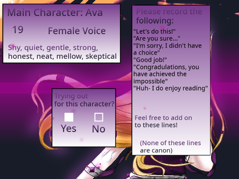 Fates Crossing || VA Signups || Part I || Ava Signup