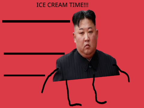 Kim Jong-un tries potato ice cream 